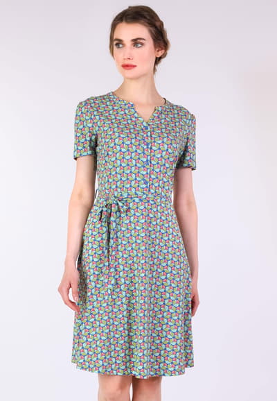 Kleid Tascha flower balloon - royal blue