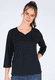 3/4-Armshirt Hellena - black