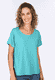 T-Shirt Betzi Solid  - smaragd