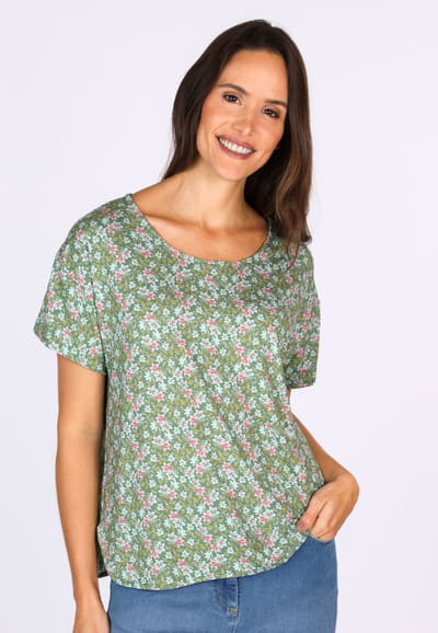 T-Shirt Betzi anemone  - salbei