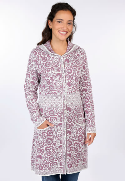 Strickmantel Glory flower  - pansy