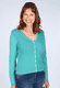Strickjacke Amily  - smaragd