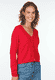 Strickjacke Valea - rubin