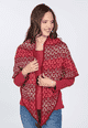 Dreieckstuch Tria shades - rubin