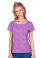 T-Shirt Tal rainbow - raspberry