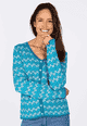 Strickjacke Lucinda  - ocean