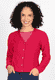 Strickjacke Valeara - cerise