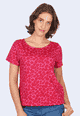 T-Shirt Linde flowerfield - tulip