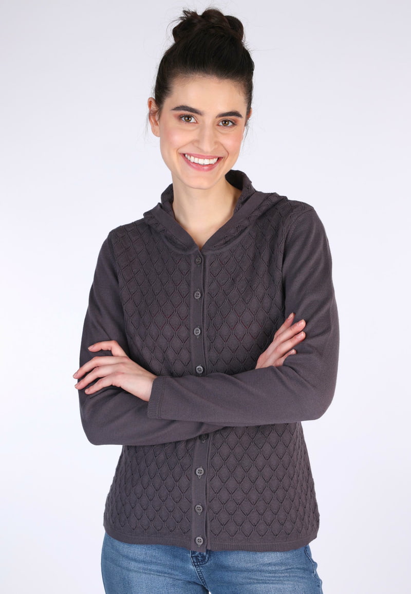 Strickjacke Tammy - ebony