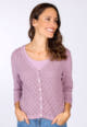 Strickjacke Lisarah  - pansy