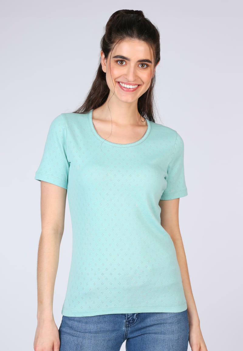 T-Shirt Maren  - turquoise