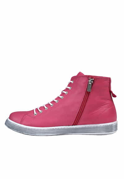 High Sneaker Claartje - raspberry