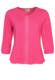 3/4-Arm-Shirt Janitara  - fuchsia