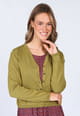 Strickjacke Valea  - green moss