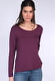 Langarmshirt Philia  - plum