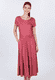 Kleid Malind Tulip Bow - rubin