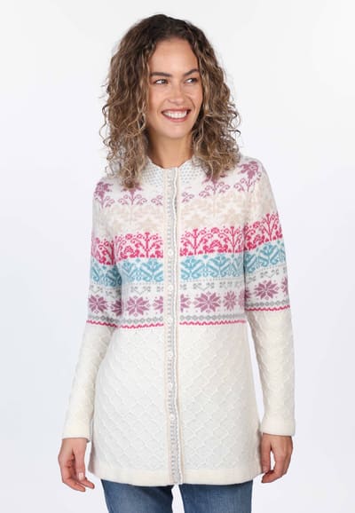 Strickmantel Erika  - ivory