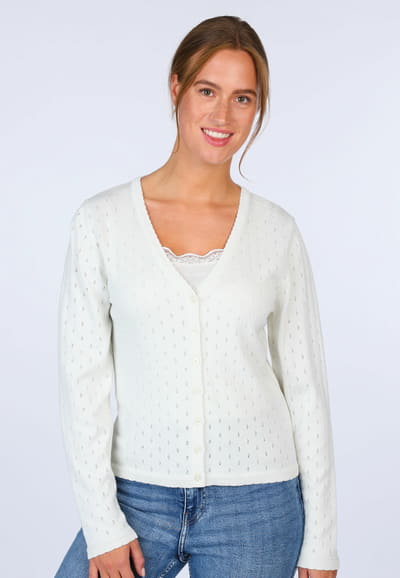 Strickjacke Amily  - ivory