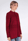 Strickjacke Erika  - dark grape